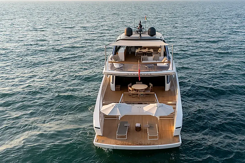 Tiberius 88ft luxury yacht rental Dubai Marina experience | Dxb Charters